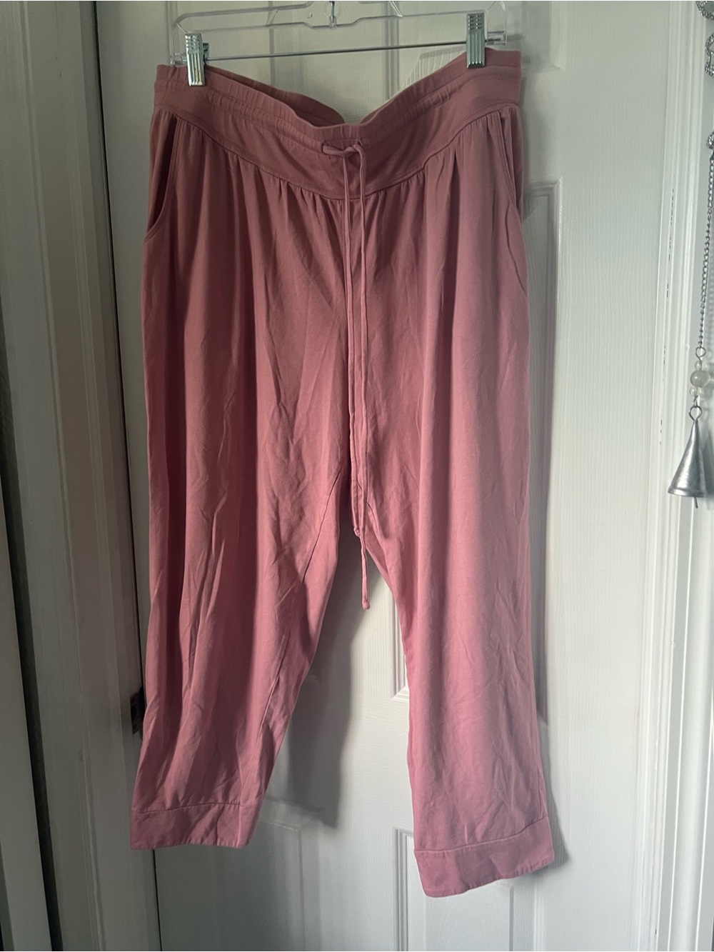 AnyBody women Jogger Pants in Dusty Rose (large plus)